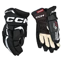 Eishockeyhandschuhe CCM JetSpeed FT6 Pro Black/White Junior 11 Zoll