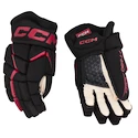 Eishockeyhandschuhe CCM JetSpeed FT680 Black/Red Senior