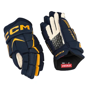 Eishockeyhandschuhe CCM JetSpeed FT680 Navy/Sunflower Junior 11 Zoll