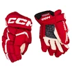 Eishockeyhandschuhe CCM JetSpeed FT680 Red/White Junior 11 Zoll