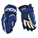 Eishockeyhandschuhe CCM JetSpeed FT680 Royal/White Junior 11 Zoll