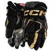 Eishockeyhandschuhe CCM Tacks AS-V PRO black/gold Junior