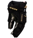 Eishockeyhandschuhe CCM Tacks AS-V PRO black/gold Junior