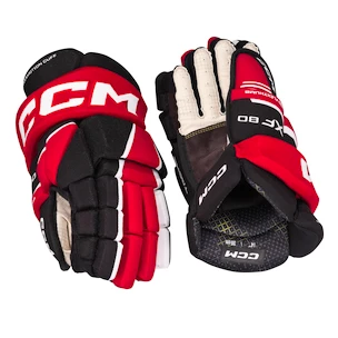 Eishockeyhandschuhe CCM Tacks XF 80 Black/Red/White Junior