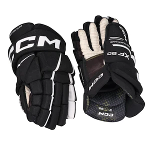 Eishockeyhandschuhe CCM Tacks XF 80 Black/White Junior