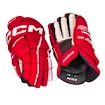 Eishockeyhandschuhe CCM Tacks XF 80 Red/White Junior