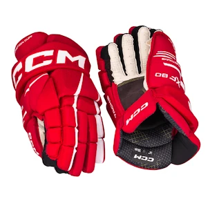 Eishockeyhandschuhe CCM Tacks XF 80 Red/White Senior