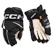 Eishockeyhandschuhe CCM Tacks XF Black/White Junior 11 Zoll