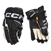 Eishockeyhandschuhe CCM Tacks XF Black/White Junior