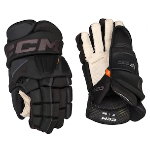 Eishockeyhandschuhe CCM Tacks XF PRO Black/Grey Junior 11 Zoll