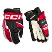 Eishockeyhandschuhe CCM Tacks XF PRO Black/Red/White Senior