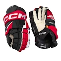 Eishockeyhandschuhe CCM Tacks XF PRO Black/Red/White Senior