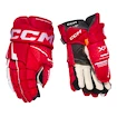 Eishockeyhandschuhe CCM Tacks XF Red/White Senior