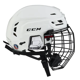 Eishockeyhelm CCM Tacks 210 Combo White Senior