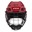 Eishockeyhelm CCM Tacks 310 Combo Red Senior