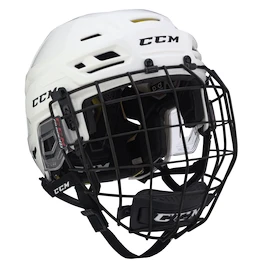 Eishockeyhelm CCM Tacks 310 Combo White Senior