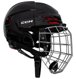 Eishockeyhelm CCM Tacks 70 Combo Black Junior