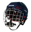 Eishockeyhelm CCM Tacks 70 Combo Navy Bambini (Youth)