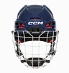 Eishockeyhelm CCM Tacks 70 Combo Navy Bambini (Youth)