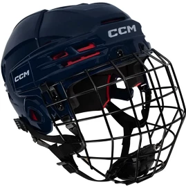 Eishockeyhelm CCM Tacks 70 Combo Navy Senior