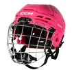 Eishockeyhelm CCM Tacks 70 Combo Pink Bambini (Youth)