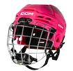 Eishockeyhelm CCM Tacks 70 Combo Pink Junior