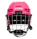 Eishockeyhelm CCM Tacks 70 Combo Pink Junior