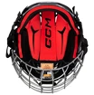 Eishockeyhelm CCM Tacks 70 Combo Red Bambini (Youth)