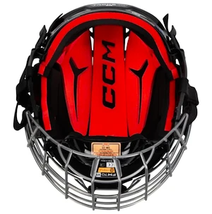 Eishockeyhelm CCM Tacks 70 Combo Red Bambini (Youth)