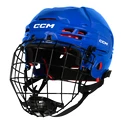 Eishockeyhelm CCM Tacks 70 Combo Royal  Senior