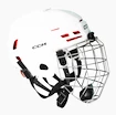 Eishockeyhelm CCM Tacks 70 Combo White Junior