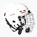 Eishockeyhelm CCM Tacks 70 Combo White Junior