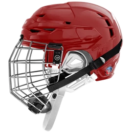 Eishockeyhelm Warrior Covert CF 100 Combo Red Senior