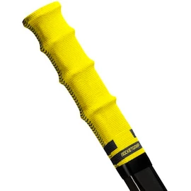 Ende des Hockeyschlägers RocketGrip Fabric Grip Yellow