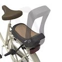 Fahrrad Kindersitz Urban Iki  Junior seat without carrier frame Bincho Black/Bincho Black