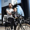 Fahrrad Kindersitz Urban Iki  Rear seat Carrier mounting Koge Brown/Bincho Black