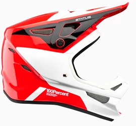 Fahrradhelm 100% Status Youth Hellfire white/red