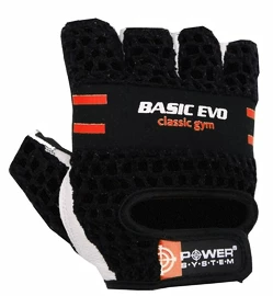 Fitness-Handschuhe Power System Fitness Rukavice Basic Evo Červené