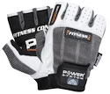 Fitness-Handschuhe Power System  Fitness Rukavice Fitness Bílošedé S