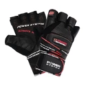 Fitness-Handschuhe Power System  Fitness Rukavice Ultimate Motivation Černočervené