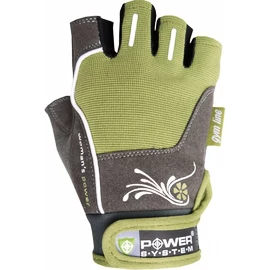 Fitness-Handschuhe Power System Fitness Rukavice Womans Power Zelené