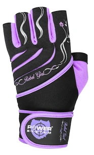 Fitnesshandschuhe für Damen Power System  Rebell Girl Purple XS