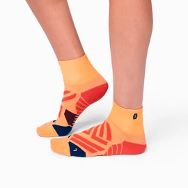 Frauensocken On Mid Sock Coral/Navy