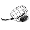 Gitter Bauer  III-Facemask Black/White Senior