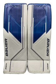 Goalie Schienen Bauer Supreme Mach - MTO white/blue Senior