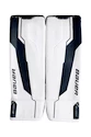 Goalie Schienen Bauer Supreme Shadow White/Navy Senior