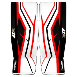 Goalie Schienen BRIAN'S Iconik X White/Black/Red Junior