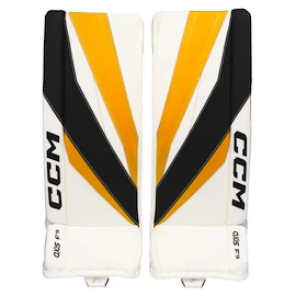 Goalie Schienen CCM Axis F9 Black/Yellow Intermediate