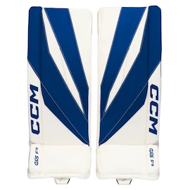 Goalie Schienen CCM Axis F9 Royal/White Intermediate