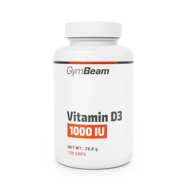 GymBeam Vitamin D3 1000 IU 120 caps